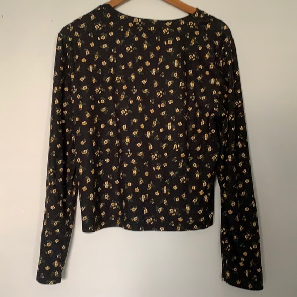 Ardene Tops - Floral patterned long sleeve tee